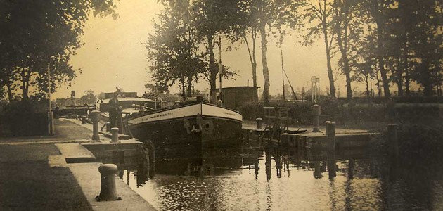 Historische Ansicht des Kukelorums an der Schleuse